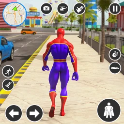 Ikon Spider Robot Hero Car Games