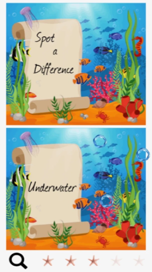Spot a Difference Underwater screenshot